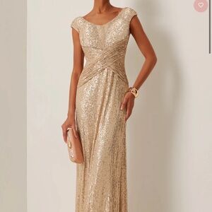 Elegant Sequin Maxi Dress